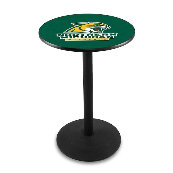 36" Blk Wrinkle Northern Michigan Pub Table